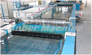 Zinc pool of wire galvanizing line